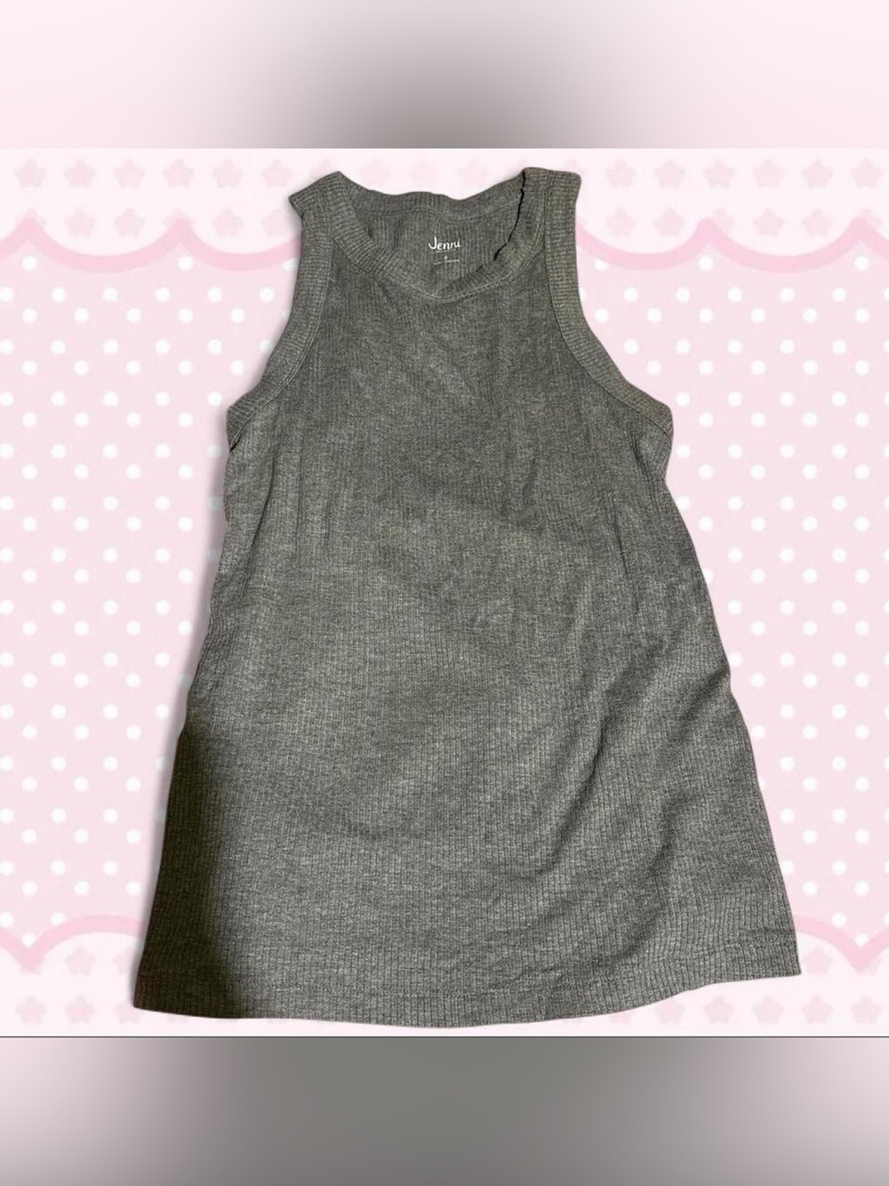 Jenni Black Ribbed Tank Top